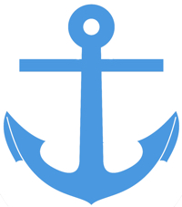 ancre bleu